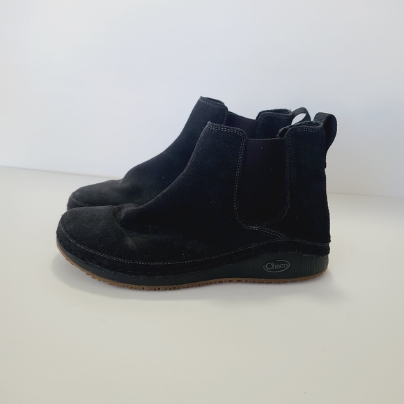 Chaco Shoes - Chaco Black Poania Suede Boots Size 8